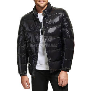 Chaqueta acolchada de invierno de manga larga 2025, ropa de hombre de último diseño, chaqueta de invierno de Color negro - Product Image 1