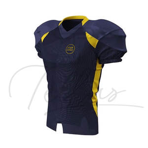 Maillot de football américain pour jeunes, sublimé, doux, à manches courtes, de haute qualité, respirant, séchage rapide, vente en gros, best-seller - Product Image 1