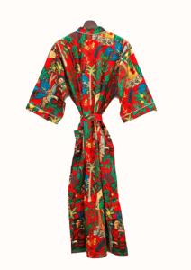 Kimono de algodón suave y cómodo de nueva llegada, bata de noche con estampado floral para mujer - Product Image 4