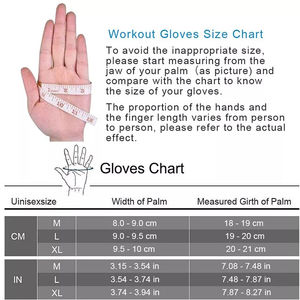 Gants de gym en gros gants d'entraînement pour la gym demi-doigts respirant haltérophilie sport hommes fitness gants de cyclisme - Product Image 6