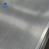 Tôle perforée en acier inoxydable de 3 mm, 5 mm, 6 mm d'épaisseur, maille métallique micronisée, plaque de tamis de 150 mm, certifiée ISO9001