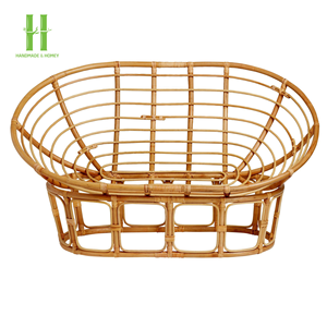 Vietnam Manufactured Rustic Rattan Leisure Dining <b>Chair</b> Natural Boho <b>Vintage</b> Home Furniture for Hotel Outdoor Villa Use - Product Image 2