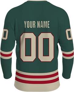 Ensembles de hockey sur glace unisexes sur mesure en gros uniforme respirant à séchage rapide à vendre - Product Image 4