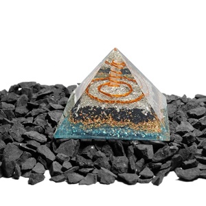 Lapislázuli con símbolo de Chakra, Pirámides de orgón | Lapislázuli con símbolo de Chakra, Pirámides de orgón a la venta, proveedor de productos curativos de cristal - Product Image 5