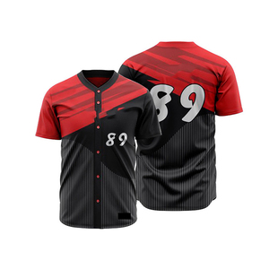 Uniforme de baseball respirant de haute qualité, impression par sublimation personnalisée, maillot de softball pour hommes, taille plus, séchage rapide, vêtements de sport OEM - Product Image 6