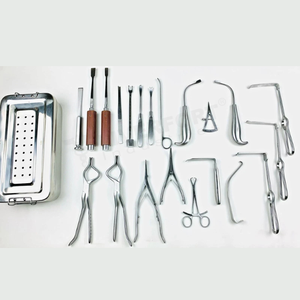Juego de Instrumentos de Cirugía Maxilofacial de Primera Calidad, Kit Quirúrgico Ortopédico de Huesos Reutilizable, Acero Inoxidable Alemán, CE ISO Manual - Product Image 1