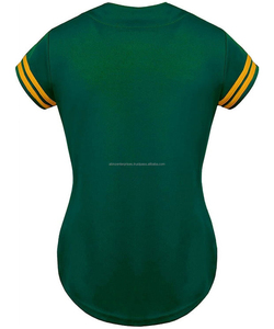 ชุดกีฬาแบบติดกระดุมสำหรับผู้หญิงเสื้อเบสบอลระบายอากาศได้ดีและเสื้อซอฟต์บอลสำหรับนักกีฬาที่ใช้งานอยู่ - Product Image 2