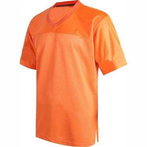 Vente en gros de maillot de rugby à manches courtes de haute qualité maillot de football américain en maille grande taille maillot de football américain - Product Image 3