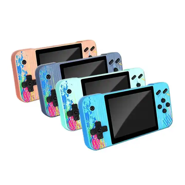 Rechargeable G3 Handheld Video Game Console with 3.5-Inch HD Screen Retro Classic Arcade Machine 800 Games for TV Output Use