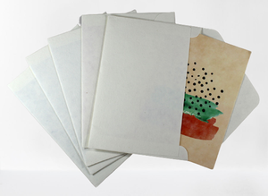 Tarjetas Impresas en Offset de Alta Calidad sobre Papel Hecho a Mano con Aspecto Pintado a Mano con Acuarelas, Papelería y Tarjetas Ecológicas - Product Image 3