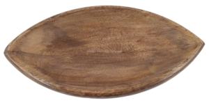 Plateau en bois élégant en forme de bateau, nouveau design, artisanat naturel fait main, style américain, plateau de service, bols, marque IHA, modèle IHAT292 - Product Image 2
