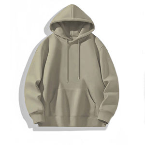 Sweat-shirt unisexe surdimensionné de qualité supérieure en polaire épais et confortable avec logo personnalisé - Product Image 4