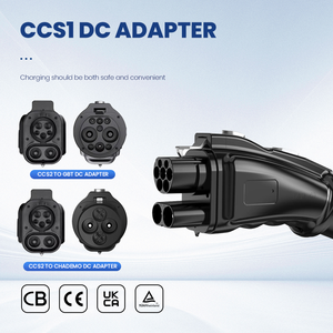 อะแดปเตอร์ชาร์จเร็ว DC แบบพกพา มาตรฐานยุโรประดับไฮเอนด์ รุ่นใหม่ สำหรับ Tesla 250A 1000V ความต้านทานการสัมผัสต่ำ IP54 รองรับ CCS2 GBT/J1772 - Product Image 5