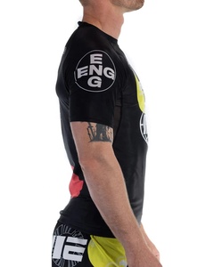 Rashguard MMA BJJ pour homme de bonne qualité, manches longues, 100% coton, tissu extensible quadridirectionnel, couleur/taille personnalisable, logo personnalisé - Product Image 3