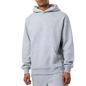 Wholesale <b>Men's</b> <b>Grey</b> Hoodies Best Material Unique Style Custom Printed Embroidered Design for Spring - Product Image 1