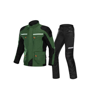 Combinaison de moto en cuir de qualité supérieure avec motif imprimé, respirante et confortable pour la conduite urbaine masculine et la protection. - Product Image 3