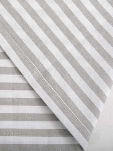 <b>100</b>% <b>Cotton</b> <b>Yarn</b>-Dyed Table Runner Grey Stripe Luxury Modern Style Woven for Home Hotels Parties Weddings Dining Outdoor Use - Product Image 5