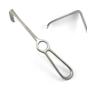 Rétracteur de point de sécurité Kocher Langenbeck, rétracteurs de plaies de 21 cm à pointe arrondie, instruments chirurgicaux - Product Image 1