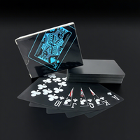 Jeu de cartes à jouer au poker étanche personnalisé de haute qualité avec logo personnalisé