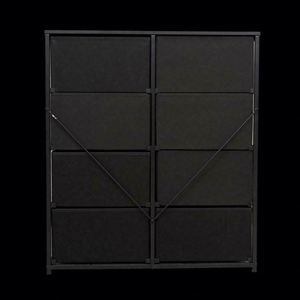 Modern 8-Drawer MDF Dresser with Stainless Steel Handles Freestanding Bedroom Storage Cabinet - Product Image 2