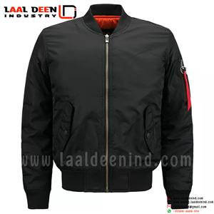 Veste de baseball d'hiver pour hommes plus vestes d'université en coton logo personnalisé Pakistan prix de gros - Product Image 4