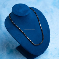 Bijoux Hiphop plaqué or noir 925 Sterling 3mm 4mm 5mm 6.5mm chaîne de tennis Moissanite noire pour hommes femmes