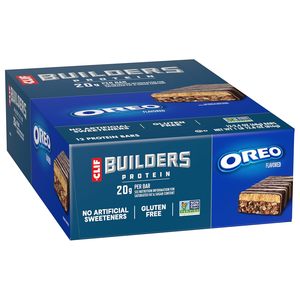 CLIF BUILDERS Protein <b>Bars</b> - OREO-Flavored - 20g Plant Based Protein 2.4 oz. (12 Pack) - Product Image 3