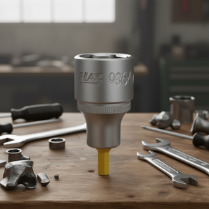 Hazet 1/2'' Inch Hexagonal Short Square Screwdriver <b>Socket</b> - Product Image 3