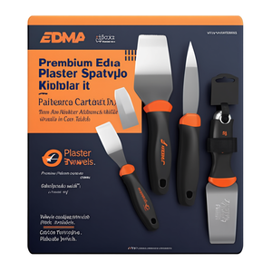 Kit Premium di Spatole e Coltelli per Intonaco EDMA con Custodia - Product Image 2