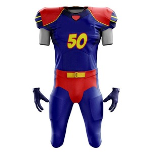 Uniforme de fútbol americano profesional Camisetas personalizadas Equipo de fútbol Kits deportivos personalizados para adultos y niños de alto rendimiento - Product Image 2