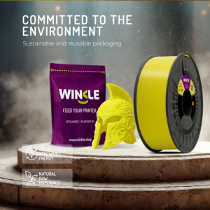 Filamento para Impresora 3D WINKLE PETG 1.75mm 1kg, Alta Resistencia a Impactos, Fácil de Imprimir, Fabricación Europea, Tolerancia de 0.05mm, 220-240 - Product Image 5