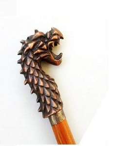 Nautical Antique Brass Designer Hand Made Dragon Handle Wooden Walking <b>Stick</b> <b>Vintage</b> Brass Walking <b>Stick</b> Decoration 36 Inches - Product Image 3