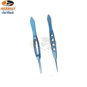 คีมจับเยื่อแก้วตาเฟชท์เนอร์ ทำจากสแตนเลส ได้รับการรับรองมาตรฐาน MOL ปลายแบบวงแหวน อุปกรณ์ผ่าตัดจักษุวิทยา ได้รับการรับรองมาตรฐาน CE - Product Image 5