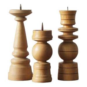 Portavelas de madera pura, producto de lujo para decoración del hogar, con vidrio, decoración para bodas, portavelas de madera. - Product Image 1