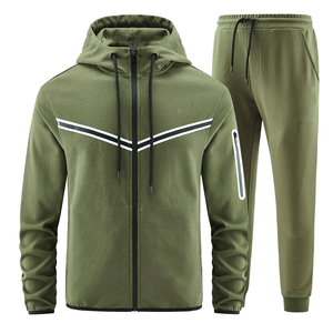 Haute qualité hommes deux pièces ensemble survêtement Jogging costume pour hommes respirant personnalisé en gros nouvel arrivage hommes survêtement - Product Image 4