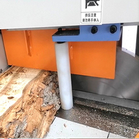 Sierra Madera CNC Automatica PLC OMRON Corte Transversal de Alta Resistencia Equipo para Palet de Madera