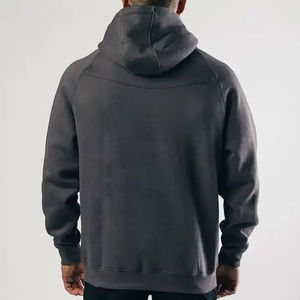 Sweat à capuche de luxe de haute qualité, sweat à capuche personnalisé, pull oversize, 100% coton, molleton français, sweat à capuche court pour hommes - Product Image 4