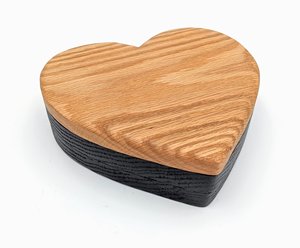Boîte-cadeau de mariage en bois de teck en forme de coeur vente chaude cadeaux et artisanat boîtes en bois signes muraux fabriqués en inde - Product Image 5