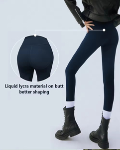 OEM High Waist Women's Soft Workout Tights Breathable Spandex <b>Scrunch</b> <b>Butt</b> Yoga <b>Leggings</b> Trending Sublimated WHOLESALE <b>Leggings</b> - Product Image 3