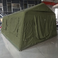 Tente gonflable en gros 17.28 ㎡   Tente de glamping imperméable avec logo personnalisé, fabrication OEM directe usine, structure pneumatique pour hôtel