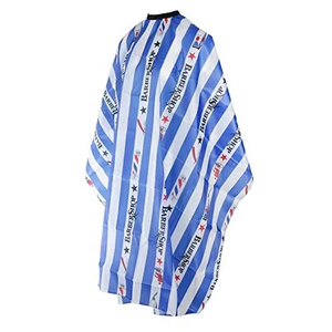 Cape de barbier professionnelle Cape de salon de coupe de cheveux en polyester, tablier résistant à l'eau et aux taches, cape de coiffure pour barbe à cheveux - Product Image 5