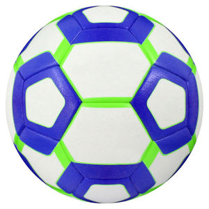 Balle de football pakistanaise de qualité supérieure cousue à la machine Taille de conception de balle de match en cuir PU 5 Meilleures balles de match - Product Image 1
