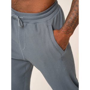 กางเกงวอร์มสำหรับผู้ชายกางเกงกีฬาทรงแบ็กกี้แบบเรียบง่ายสีสไตล์ลำลองออกแบบได้ตามต้องการ - Product Image 5