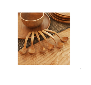 ทัพพีซุปทำจากไม้ทัพพีตักซุปทัพพีเสิร์ฟอุปกรณ์ในครัวทำซุปโลหะขัดเงาสินค้าขายดี - Product Image 5