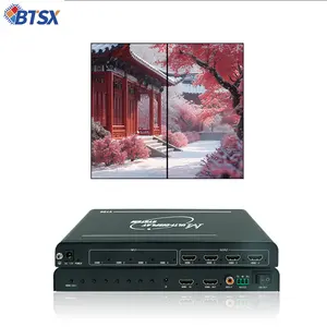 Bitvisus 3840x2160 @ 30hz即插即用HDMI 1x4 2x2 1x3视频墙控制器