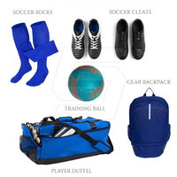 Kit de football de haute qualité 100% polyester, short doux, durable, séchage rapide, respirant, logo personnalisé sur le devant, nom de l'équipe, numéro, école, club