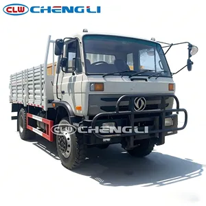 รถบรรทุกพื้นเรียบแบบดรอปไซด์ 4x4 170 แรงม้า รถบรรทุกขนส่งสินค้าออฟโรด พร้อมห้องโดยสารติดแอร์ รถบรรทุกสำหรับงานหนัก ราคาโรงงาน - Product Image 1