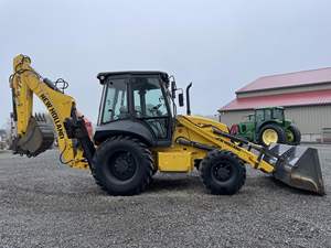 New Holland B75D Tractor Loader Tractopelle Cab w/HVAC, 4x4, Extenda-hoe - Product Image 5