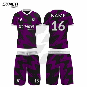 Ensemble de maillots de football personnalisables pour adultes, vêtements de sport à manches courtes, uniformes de football et kits pour vêtements de sport d'équipe - Product Image 3