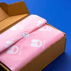 Custom Printed <b>Tissue</b> <b>for</b> Gift packing, garment <b>wrapping</b> and more 20x30 inches - Product Image 1